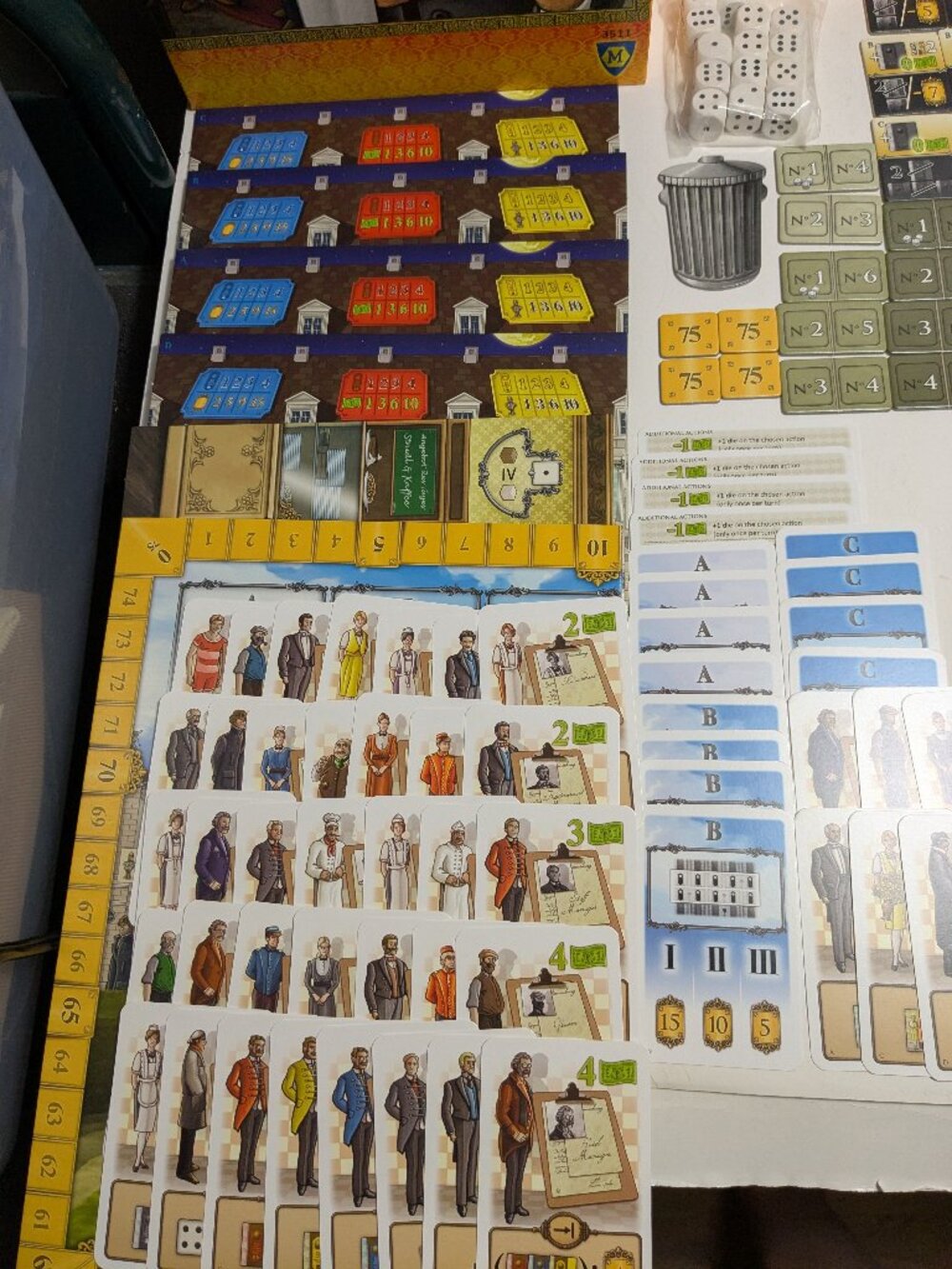 Grand Austria Hotel Board Game Complete Strategy Economic Resource Management - Picture 3 of 16